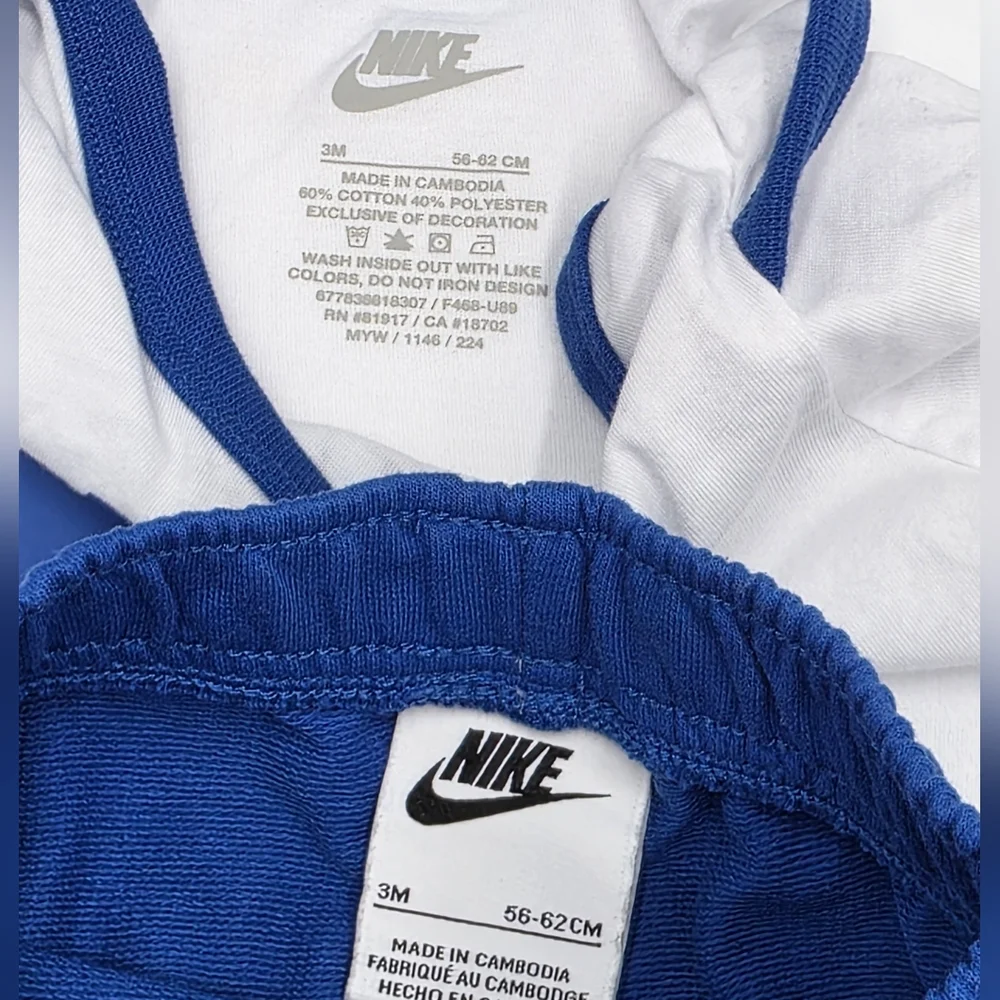Nike baby boy bodysuit outfit size 3 months - Picture 3 of 3